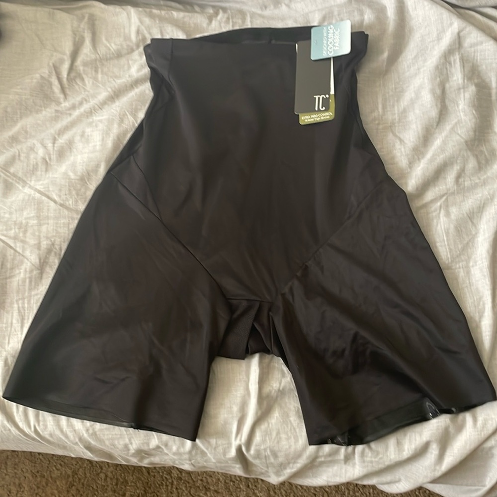 TC Extra Firm Control Hi-Waist Thigh Slimmer/ black size 2X